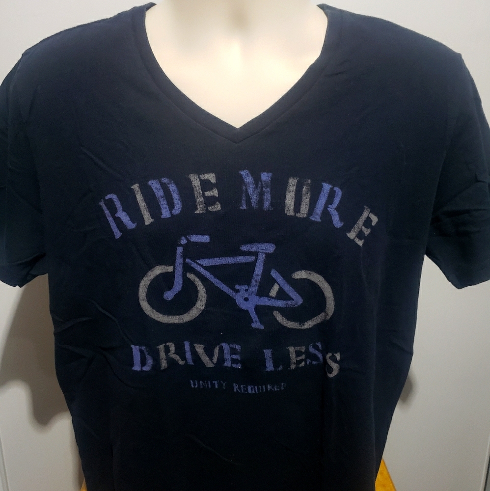 Ride More Drive Less Foreign Exchange Tee
